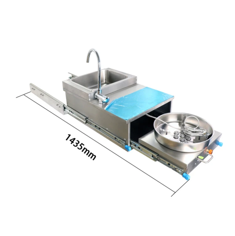 

Outdoor 4-Burner Gas Stove Cast Iron Gas Ring Burners Electric Cooktop with Good Performance for RV and Caravan