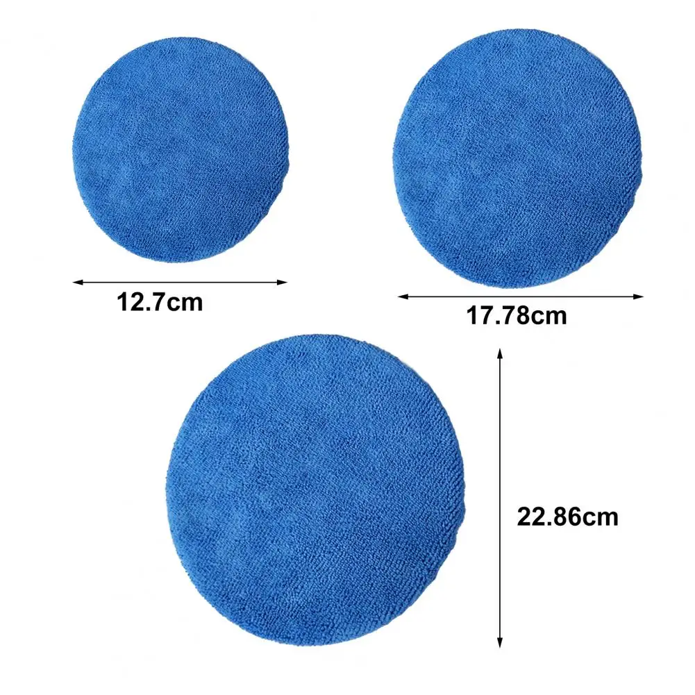 Waxing Polishing Polisher for Car Microfiber Polishing Bonnet 1Pcs Auto Bonnets Buffer 5/7/9 Inch Sizes Pad Cover Car Applicator