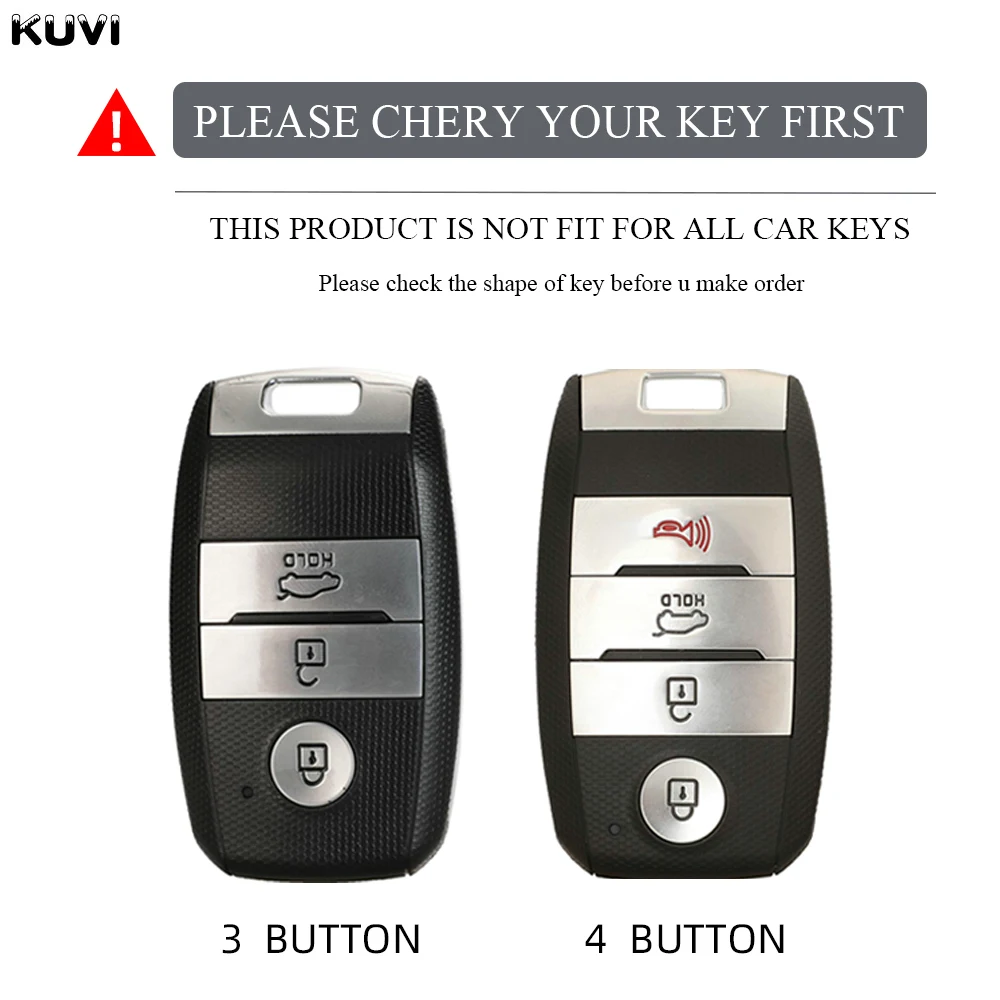 TPU Car Remote Key Case Cover Shell Fob For KIA Sportage Cerato Optima K2 K3 K4 K5 RIO Picanto Soul Sorento Sedona 3 4 Buttons