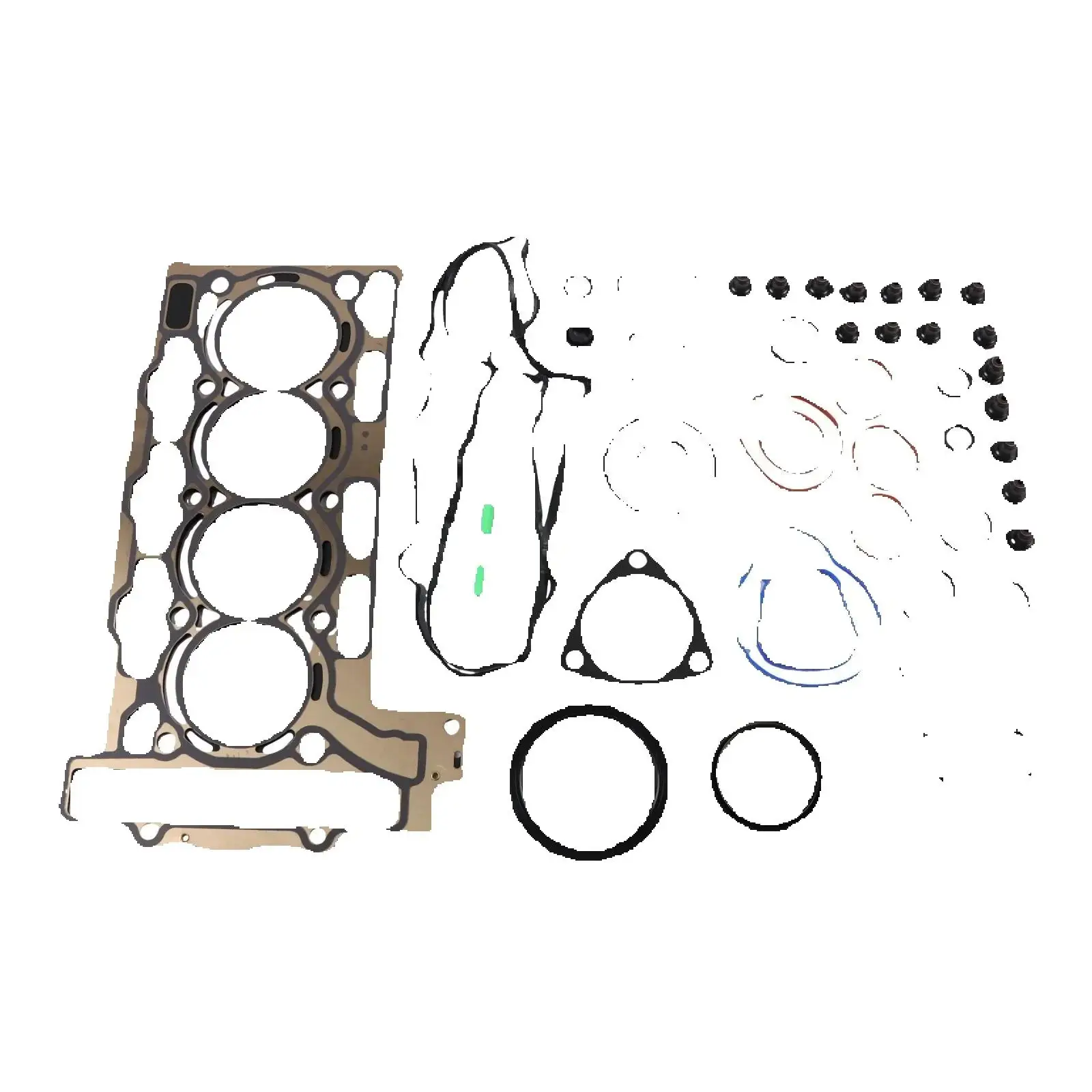 1 Satz Motorüberholungsdichtungssatz 11127567877 11127595139 für 2007–2016 Mini Cooper R55 R56 R57 R60 R61 N12 N16 1,6 l