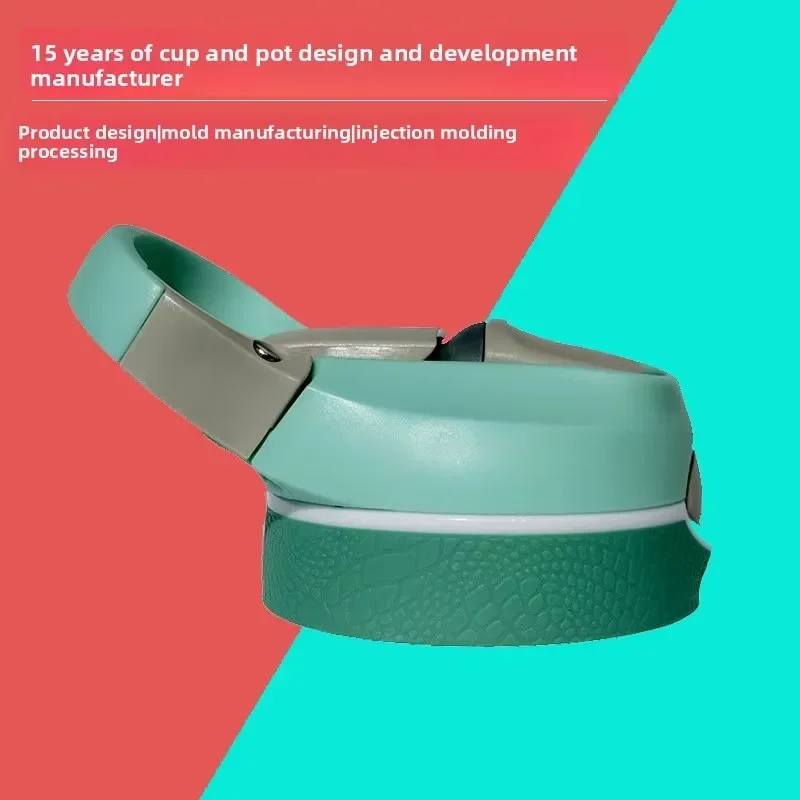Cup Lid Straw Nozzle Mold Bicycle Water Bottle Development 12 Oz Vacuum Flask Lid Space Cup Bottle Cap Molding