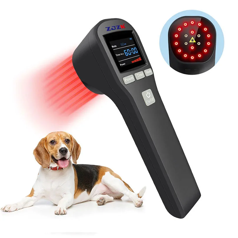 

Dog Hip Laser Therapy Pain Cats Horse Health Care Device for Injury Cure Anti-inflammation Tissue Repair With 808nm 650nm 880mW