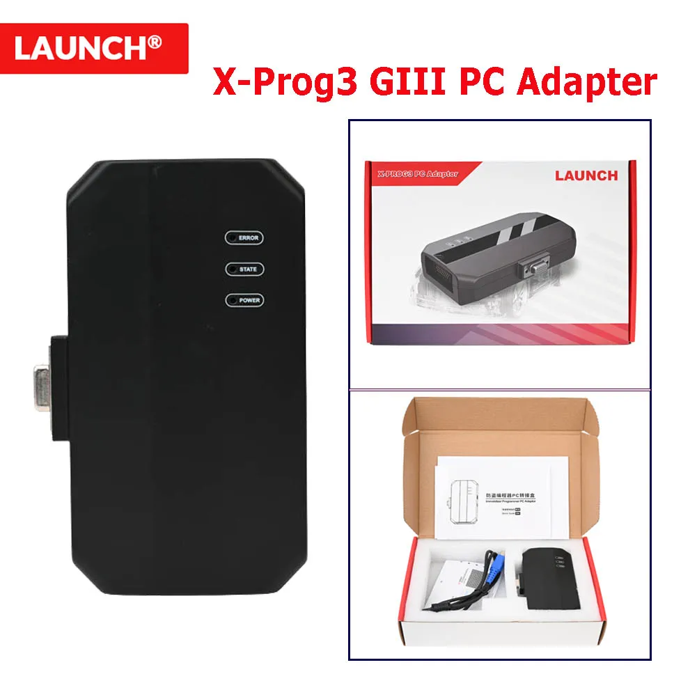 

Launch X431 X-Prog3 G3 GIII для ПК адаптер USB работает с оригинальным XProg3 ECU программатором X431 IMMO