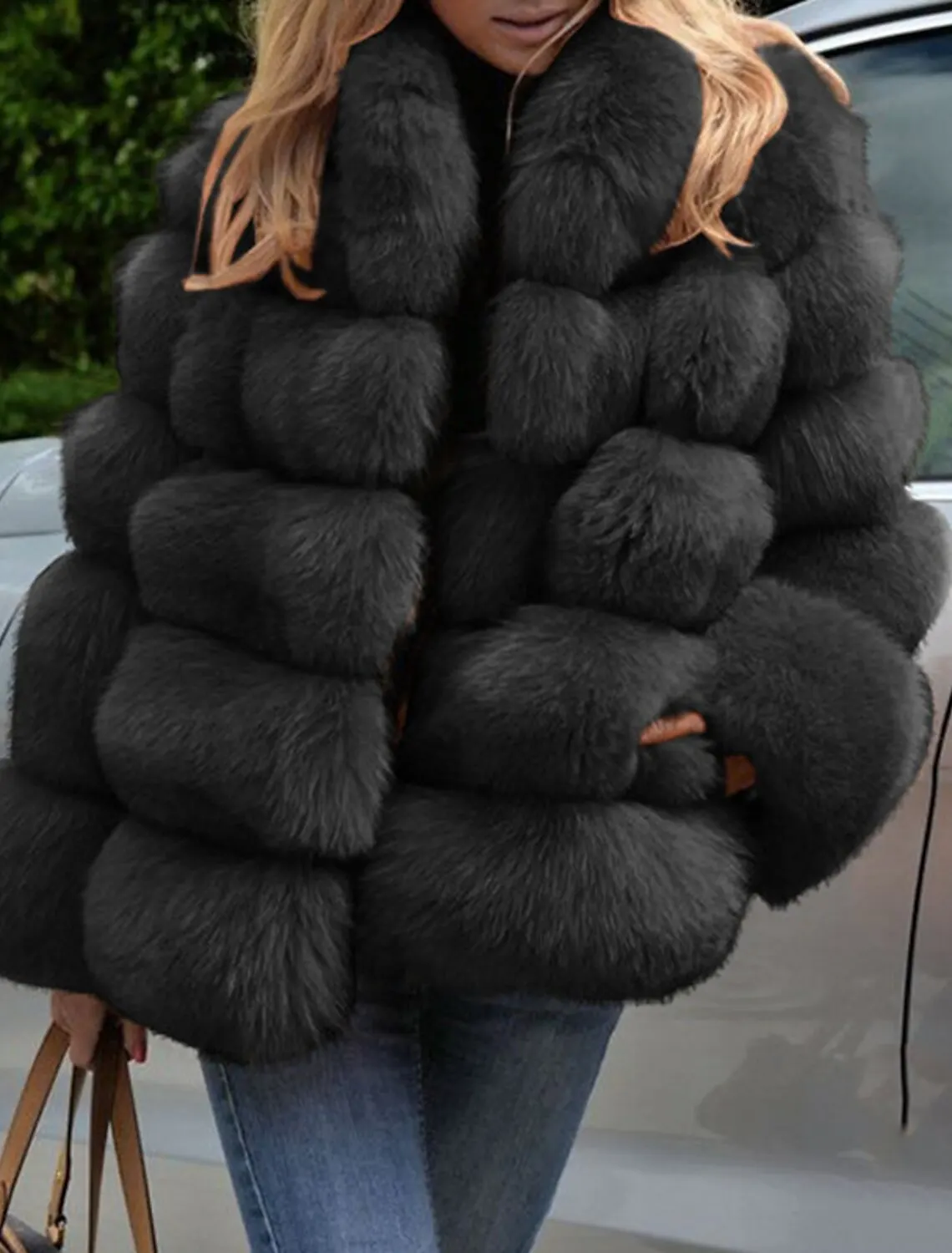 Hot Sell Faux Fur Coat Multi-Color Optional Thick Warm And Comfortable Autumn And Winter Coat Faux Fox Fur Coat Women