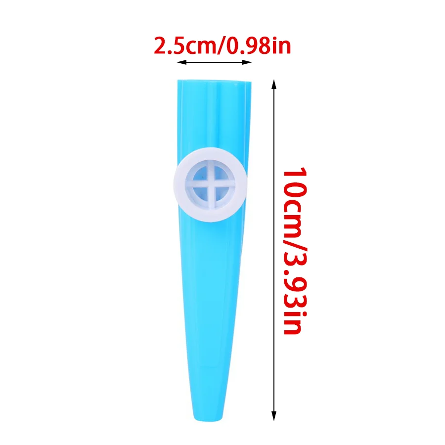 3/9pcs Plastic Kazoo Portable Wind Instrument Multicolor Festival Party Atmosphere Creating Supplies for Music Lovers XJM