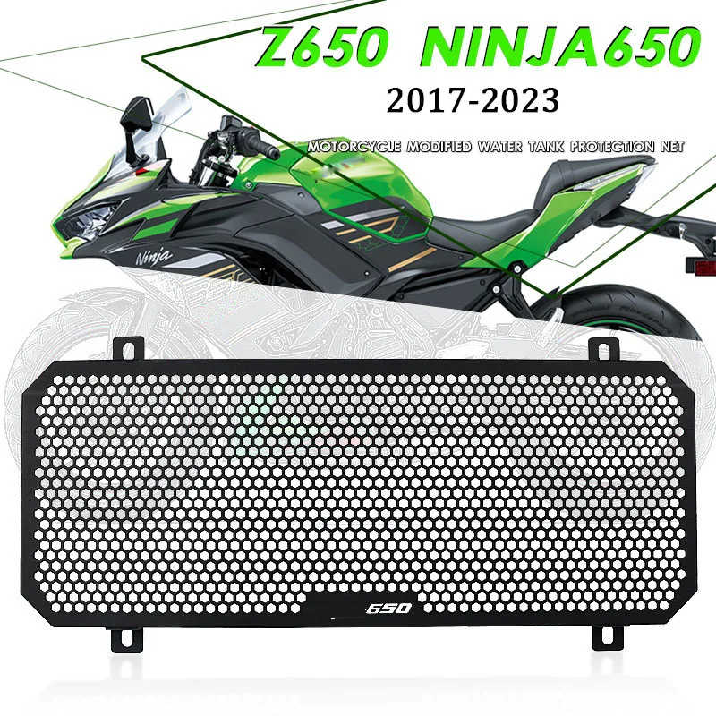 Motorcycle Radiator Grille Cover Guard Protection Protetor Fit For Z650 Z 650 NINJA650 NINJA 650 2017-2024 2020 2021 2022