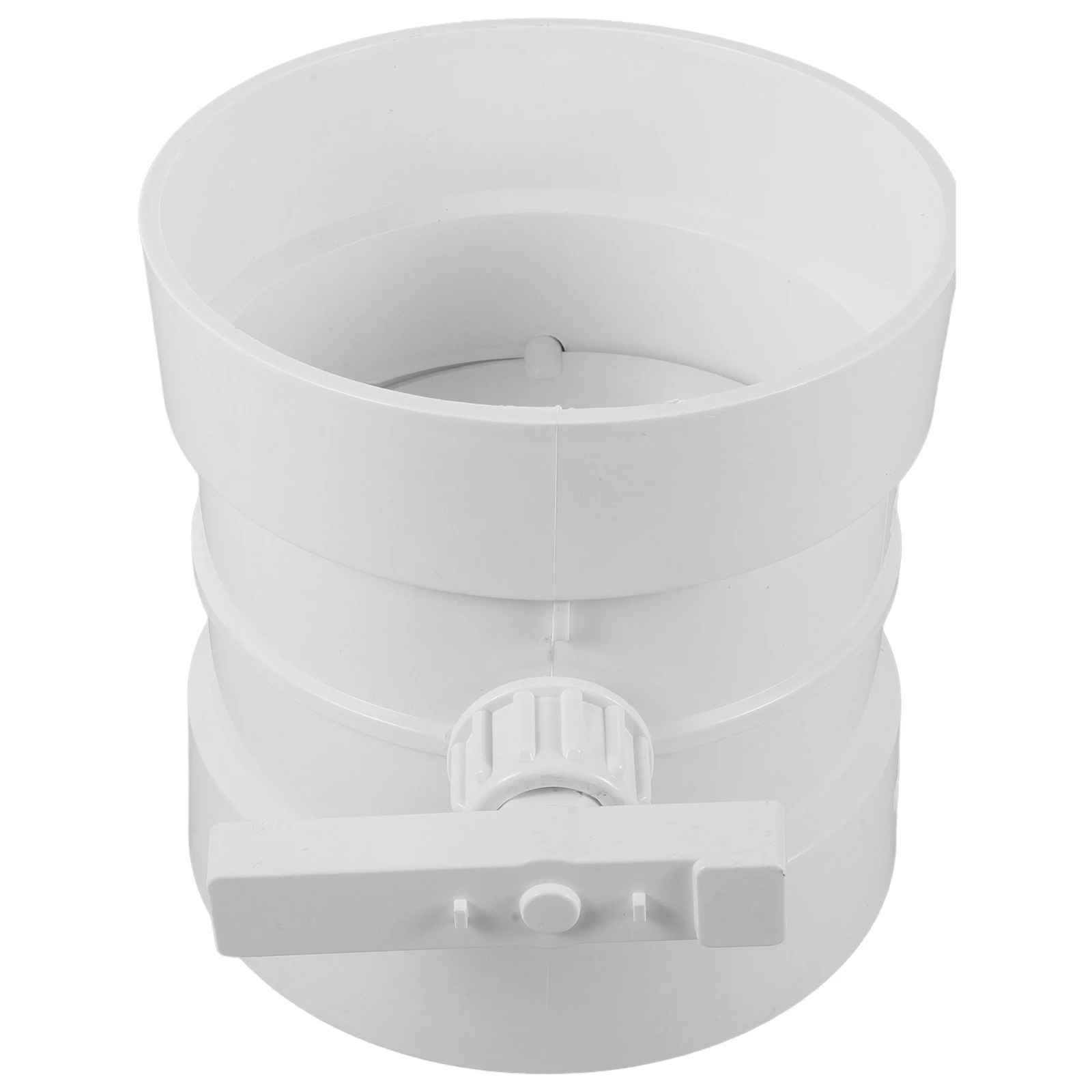 

Regulating Manual Backdraft Damper White PVC Waterproof Durable Ventilation System Industrial Commercial Residential