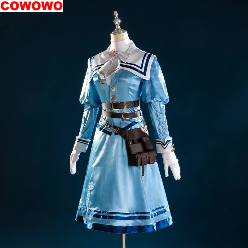 COWOWO Identity V Lydia Jones Doctor Dress Cosplay Costume Cos Game Anime Party Uniform Hallowen Play Role Clothes Clothing