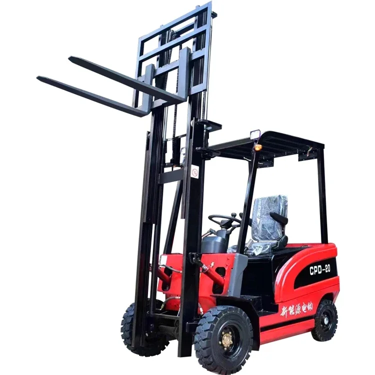 Roya 2ton 3 Ton Full AC Motor Long Working Hours Battery Electric Forklift Truck with CE