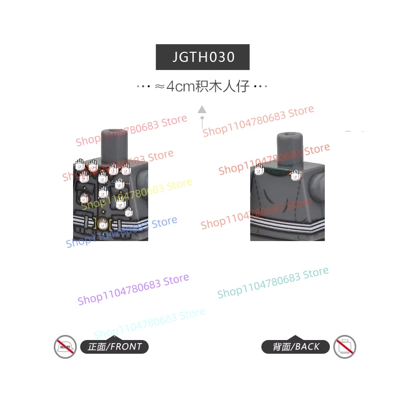 MOC Derden Nieuwe Militaire Man Model Nationale Defensie Algemene Schedel Jas Speelgoed Bouwsteen Gift Ornamenten