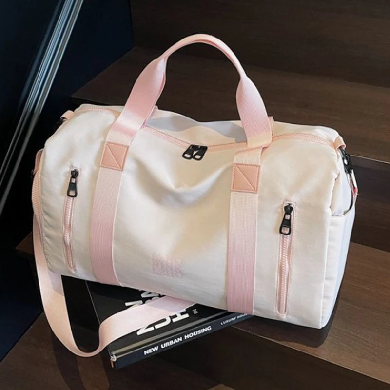 

Fashion Travel Bags For Women Large Capacity Men's Sports bag Waterproof Weekend Sac Voyage Female Messenger Bag Dry And Wet