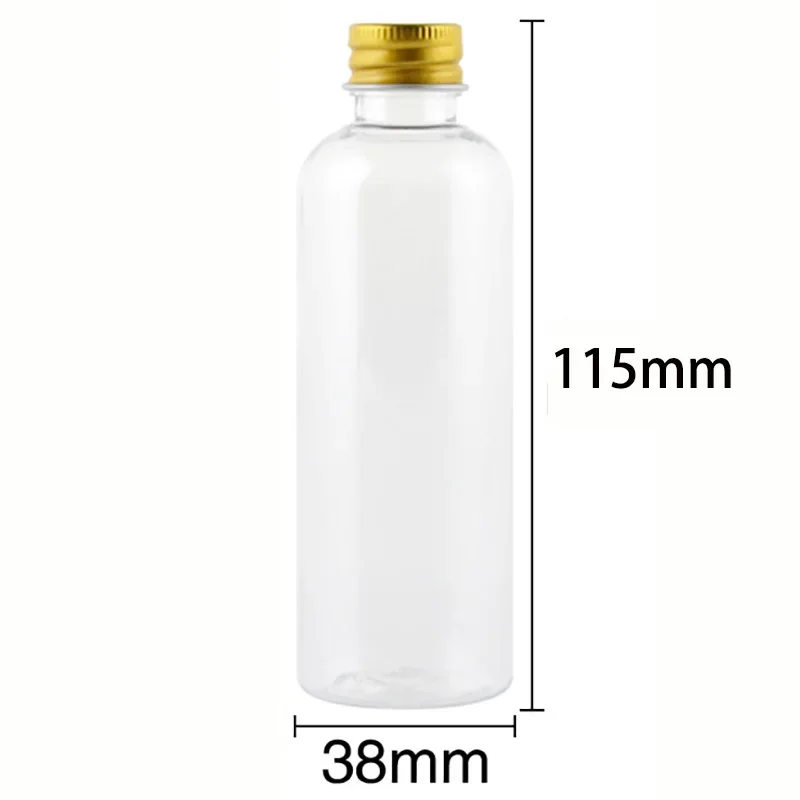 100ml Empty Plastic Bottle Cosmetic Refillable Container 100g Lotion Cream Travel Packaging Bottles White Brown Blue