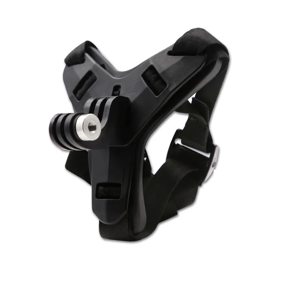 Kask motocyklowy uchwyt na GoPro podbródek bohater 11 10 9 8 7 6 5 Action Sports Camera Holder motocykl akcesoria Yi sportowa akcja