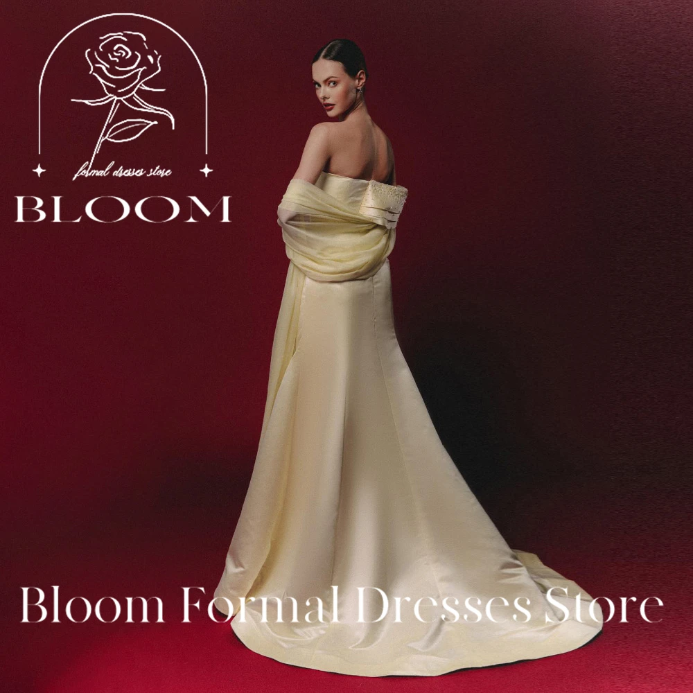 

Bloom Customized Formal Dress Evening Gown Ball Style Strapless Beading Embellished Elegant Stylish Unique Glamorous Special
