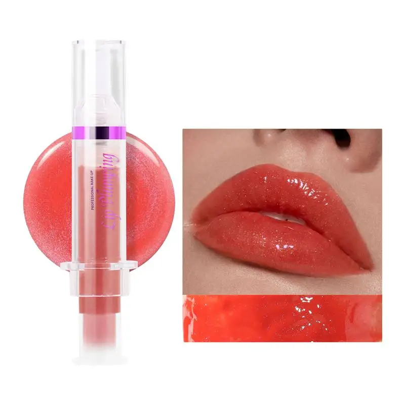 Hidratante Hyaluronic Lip Oil, Plumping Tint, Redução Lip Lines, Óleo Lip impermeável, Cosméticos, Novo