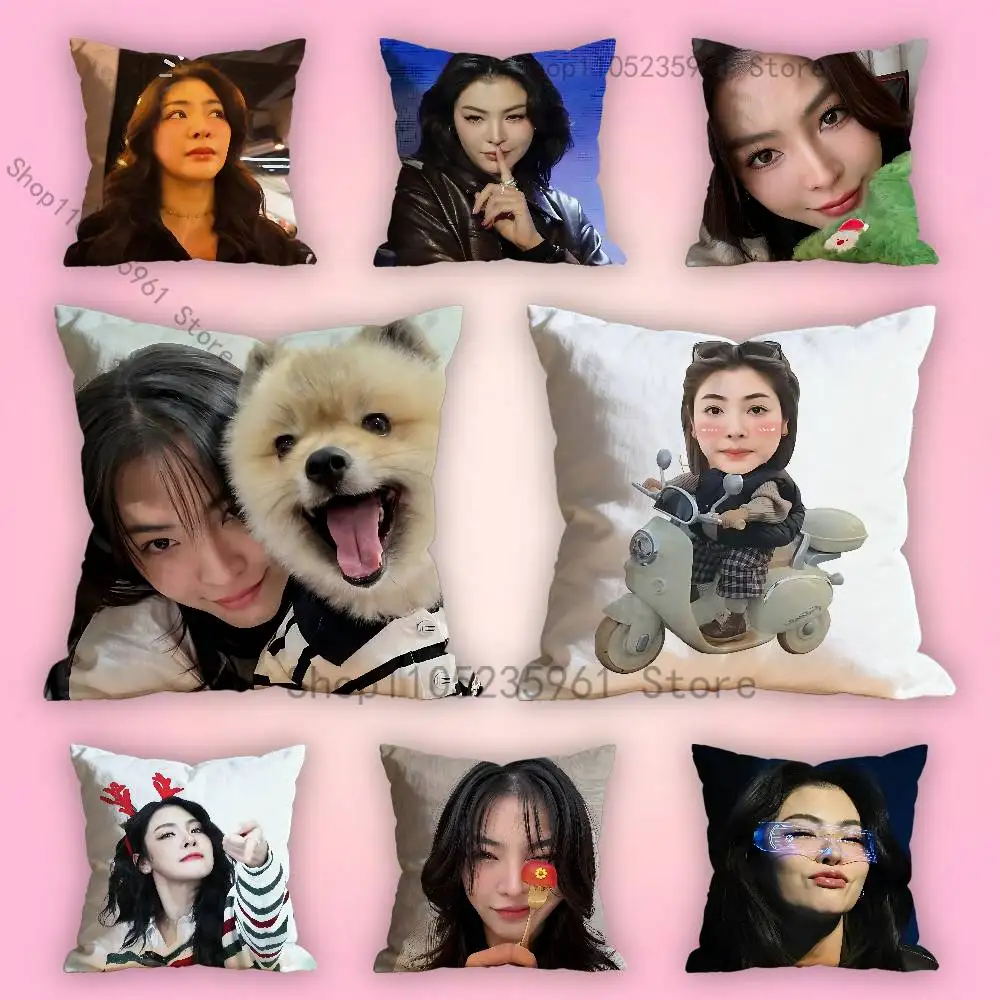 

Faye Peraya Malisorn Print Polyester Pillow Case for Valentine gift Home Sofa Cushion Cover Decoration Custom