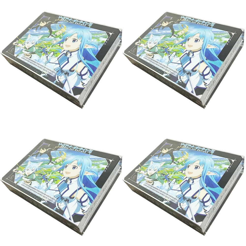 

SAO Sword Art Online Kirigaya Kazuto Yuuki Asuna Anime SSP SMP Collection Cards Child Kids Birthday Gift Game Cards Table Toys