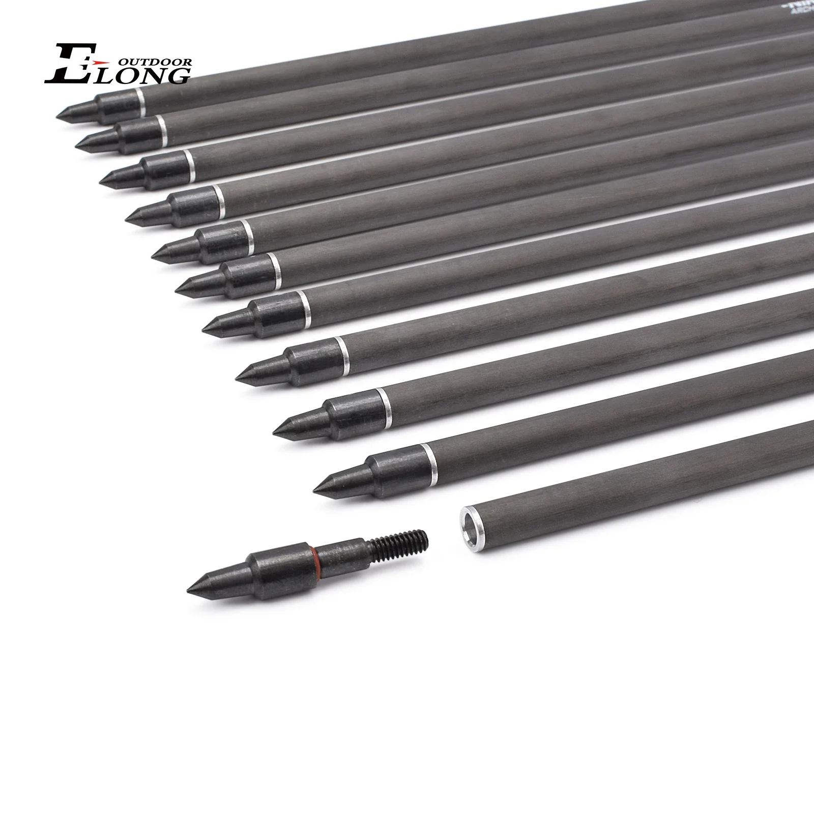 12 قطعة 15 "R9 مسامير القوس والنشاب أسهم كربون 2" دوارات حمراء مع 100 الحبوب برودهيد الصيد اطلاق النار تستهدف لنظام كوبرا RX