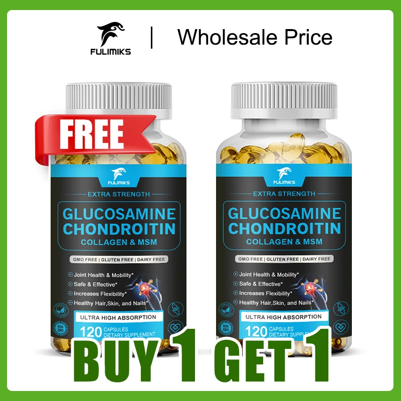 

Купи 1, получи 1 бесплатно! Премиум-добавка с глюкозамином и хондроитином для тройного облегчения боли в суставах, восстановления хрящей и снятия воспаления