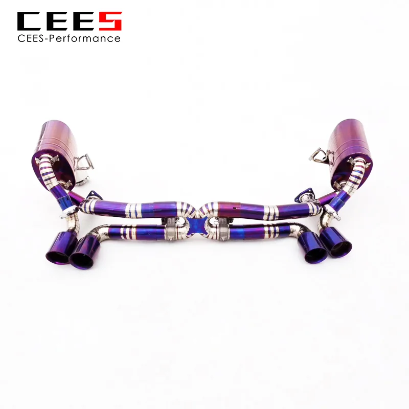 

CEES Catback Exhaust Pipes for PORSCHE 911 (997.1/997.2)3.6/3.8 2004-2012 Performance Valve Muffler Exhaust System