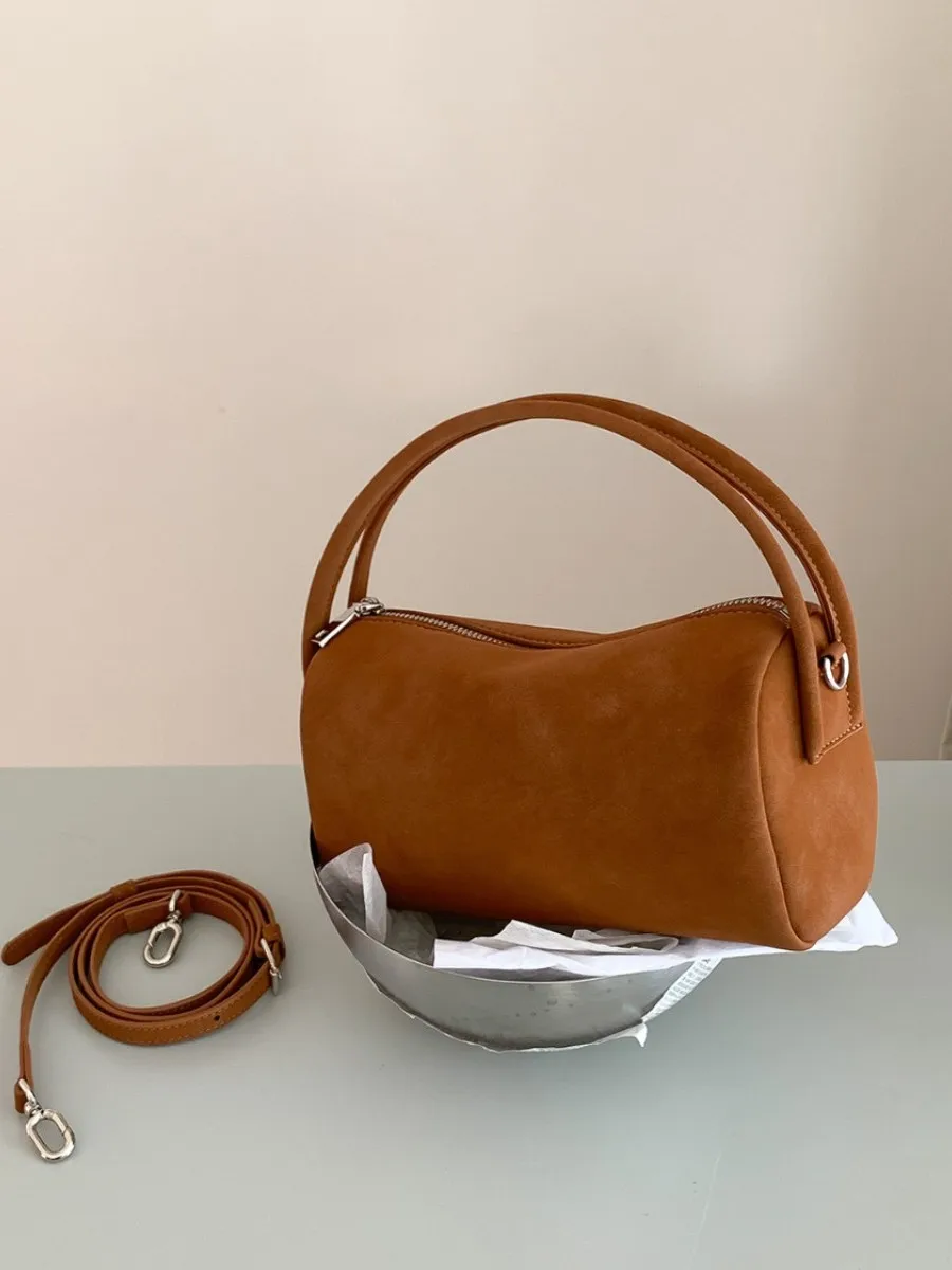 fashionable-small-suede-boston-handbag-allmatch-k-ladies-casual-shoulder-bag-single-strap-no-brand-registered-trademark