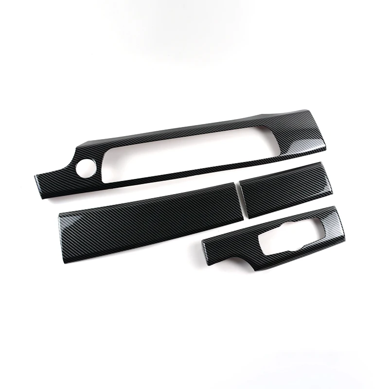 

Car Console Dashboard Panel Frame Cover Trim Strips Carbon Fiber Pattern Sticker For BMW 7 Series F01 F02 2009-2015 Accessories