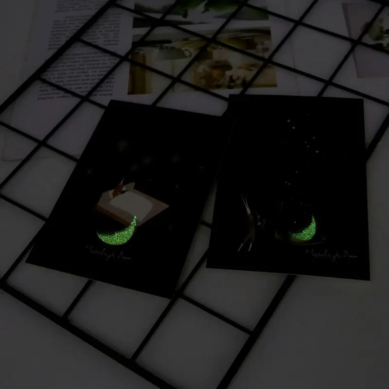 30 шт. винтажная светящаяся открытка светится в темноте лунного света поздравительная открытка