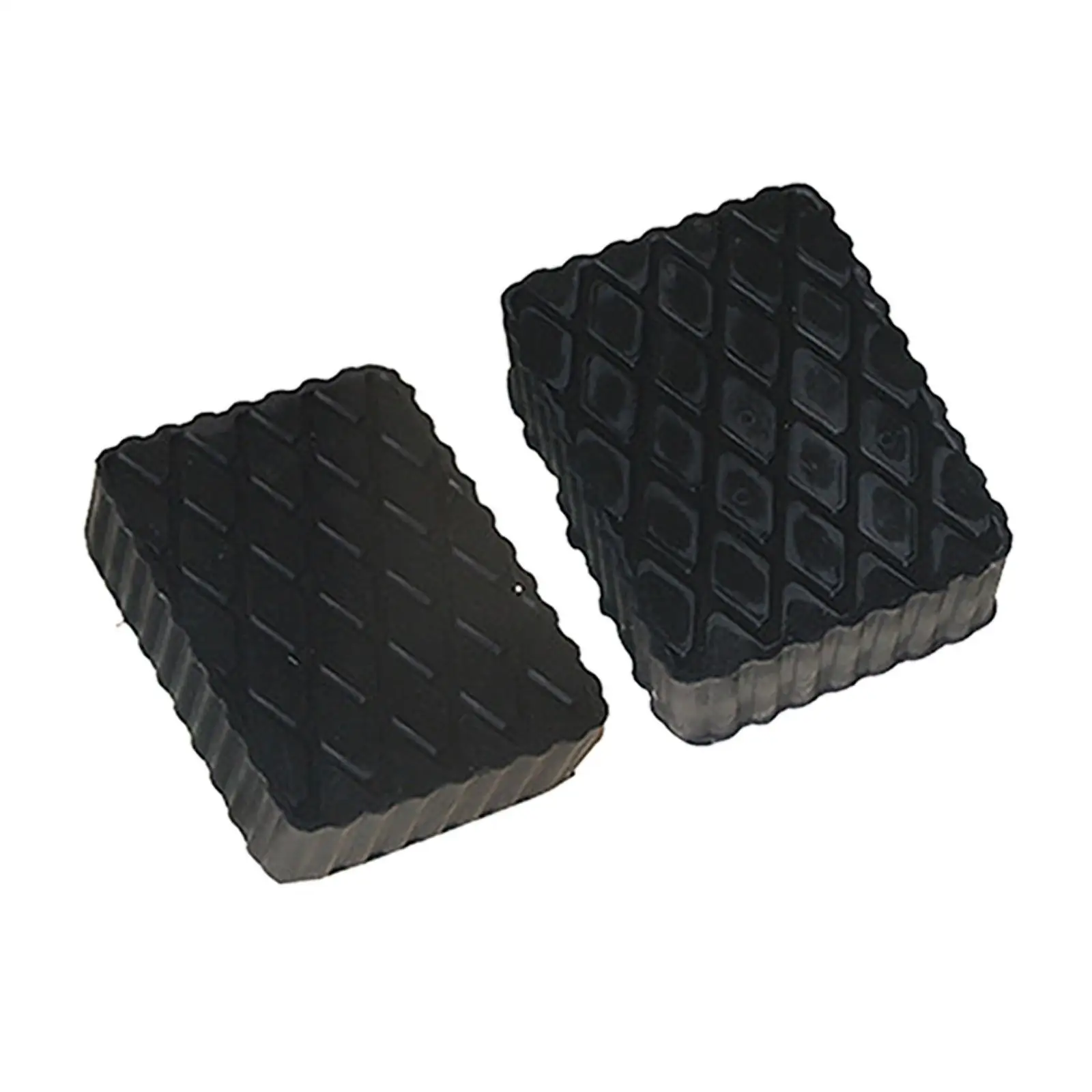 2 قطعة منصات رافعة السيارة عامة منصات رفع السيارة مريحة المضادة للانزلاق وسائد مطاطية الحصير المطاط منصات مطاطية ل Rvs الطابق جاك #3