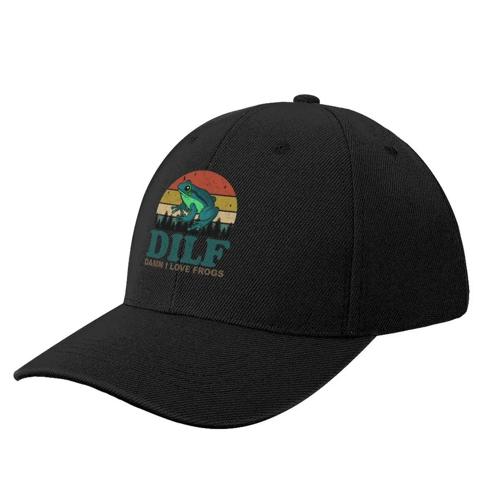 DILF Damn I Love Frogs Baseball Cap Beach Anime Anime Hat Kids Hat Baseball Men Women's