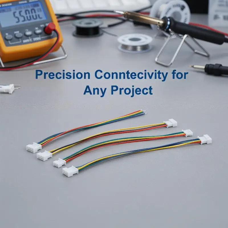 10 sets of 100mm male and female plugs with 2/3/4/5/6 pins, suitable for electronic component mini miniature connectors 1.25mm