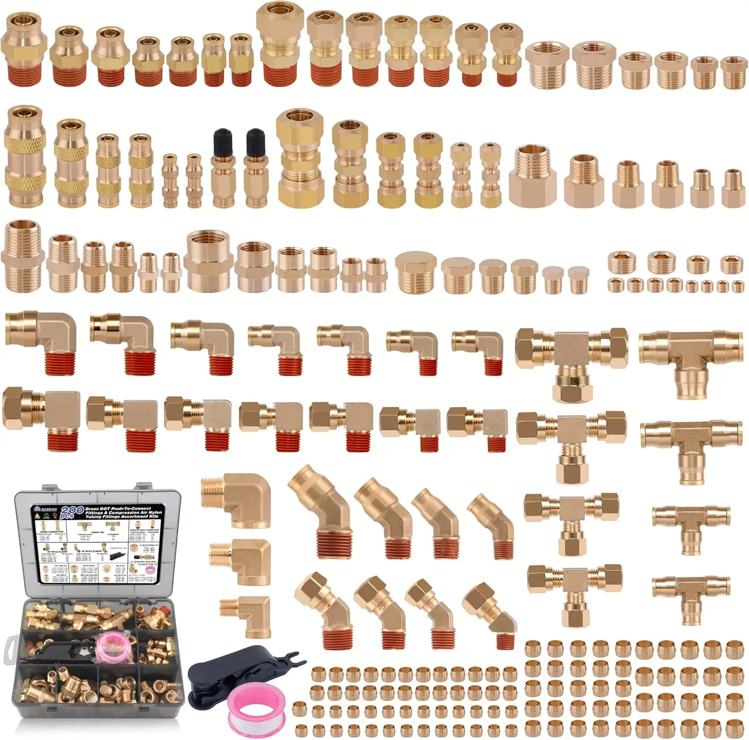 200 Pcs Brass Air B… - image
