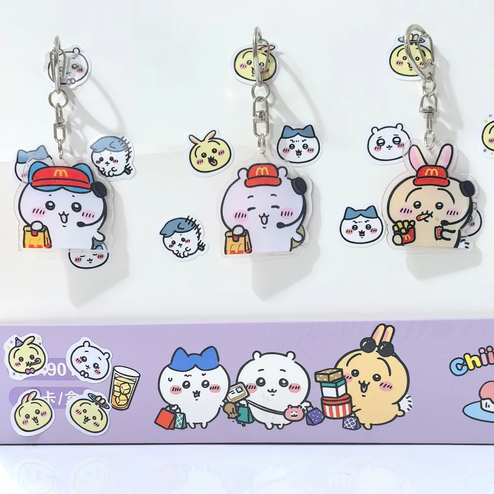 Hot Keychain Usagi Hachi Acrylic Affordable Schoolbag Decoration Pendant Cute Style Stationery Decoration