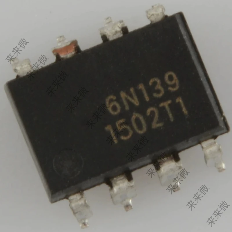 10pcs 6N139 DIP-8 High Speed Logic Output Optocoupler 1MBd Darlington Output Digital Isolator One-Stop BOM Service