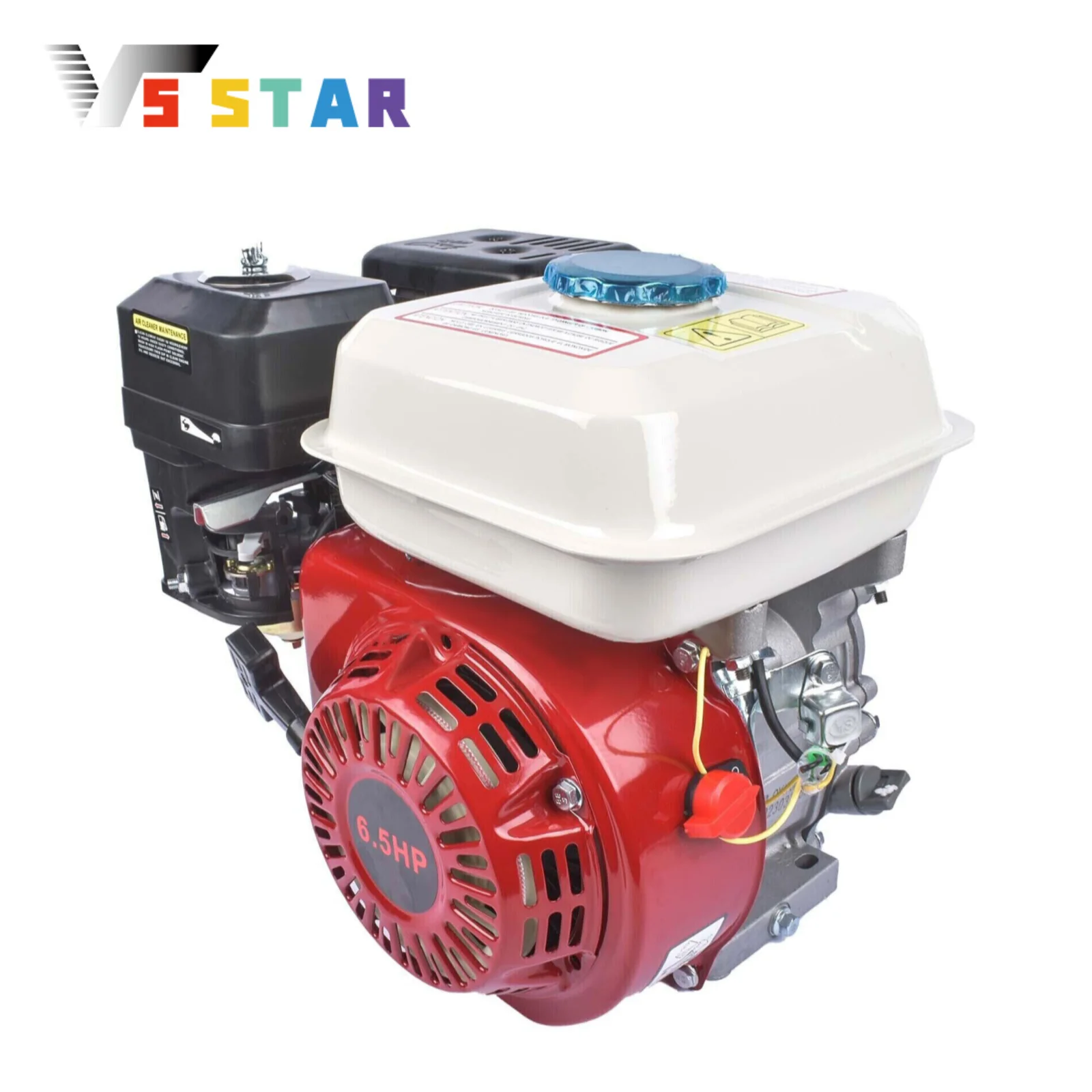 高品質 4ストローク ガソリンエンジン OHV 空冷 単気筒 ホンダ GX160 6.5HP 160cc レッド GE-1001用