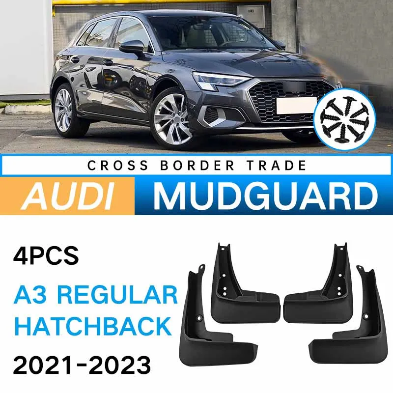 

4pcs Car Fender Wheel Front and Rear Fenders Original Model Replacement For Audi A3 Regular Sport Hatchback 2021 2022 2023