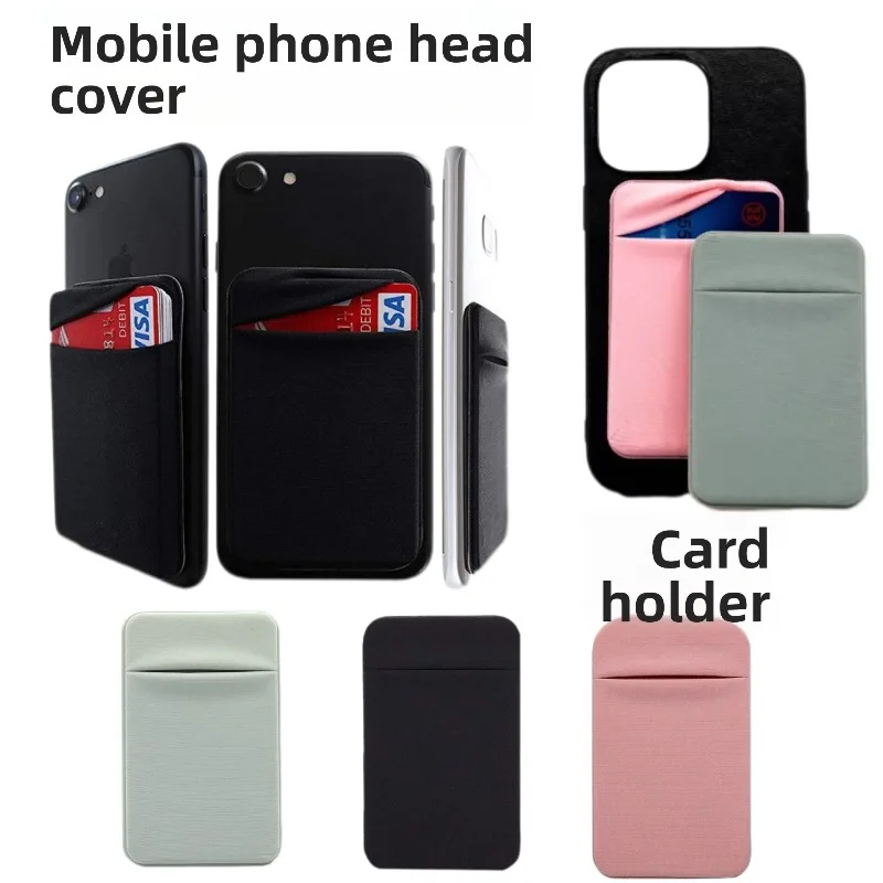 

Universal Adhesive Phone Back Sticker Card Holder Slim Slot Pocket ID Bank Card Bus Transport RFID Blocking Thin Case Sticker