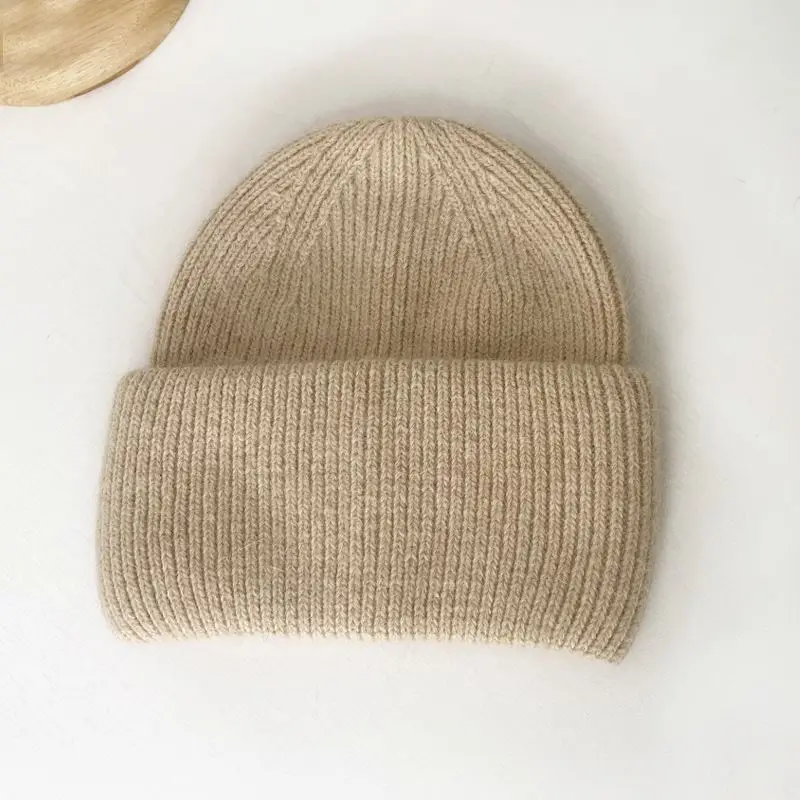 Kalte Mützen für Männer und Frauen, Wintermützen, winddichte Pullover-Strickmützen für Damen, vielseitige und warme Wollmützen – Detail 13