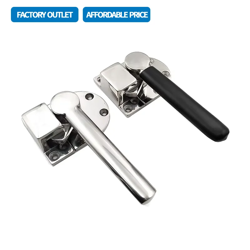 Rotating Self Closing Handle 304 Stainless Steel Construction Machinery Vehicle Cold Storage Cabinet Door