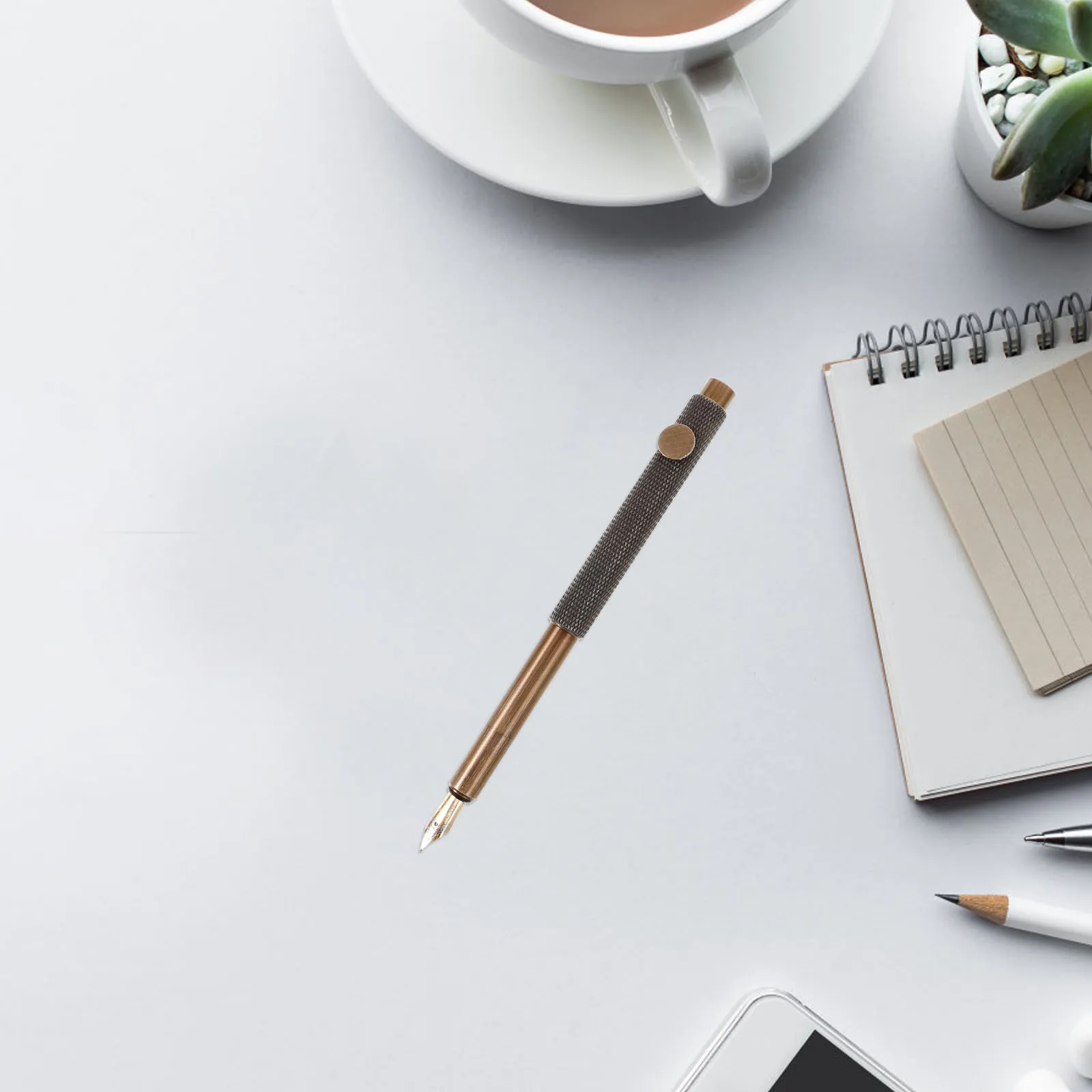 

Латунная перьевая ручка, винтажный дизайн, удобная школьная офисная каллиграфия, маленькая портативная ручка для письма, перьевые ручки для каллиграфии