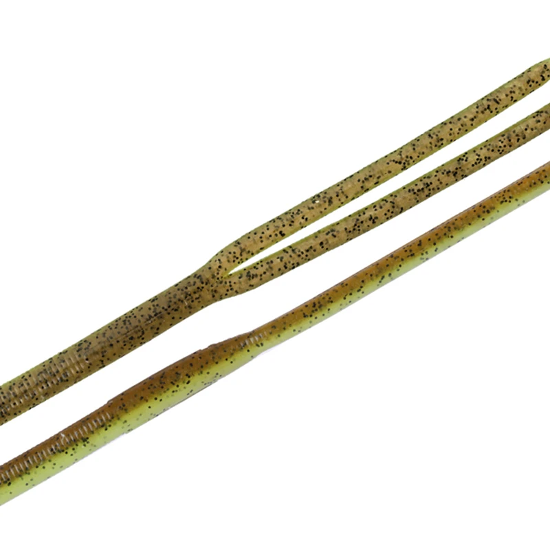 LURETV O. S.P OSP HP 3D Wacky lure, soft bait, double tailed noodle worm, neko lead fishing group, black pit lure - Image 3