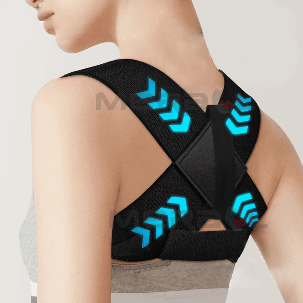 Back Posture Corrector Adjustable Neck Brace Training Equipment Unisex Breathable Postura Shoulder Support Correction Belt