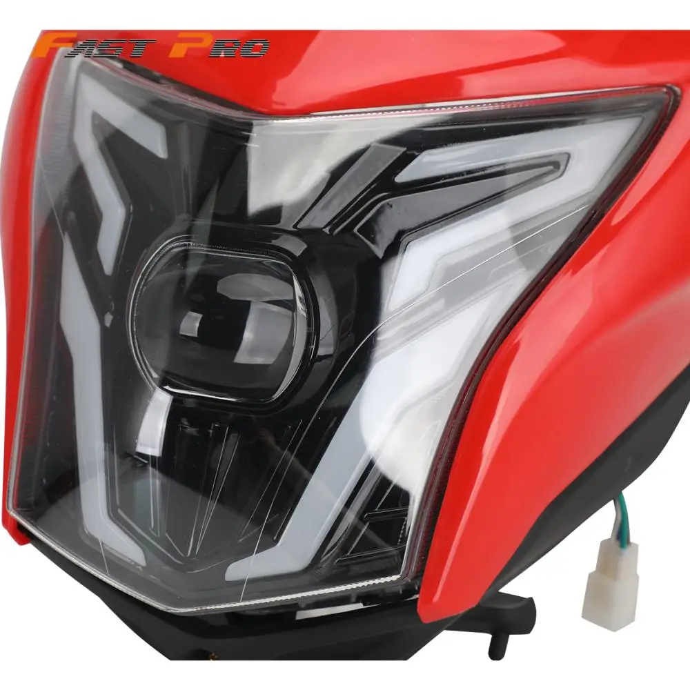 LED Front Headlight Headlamp Light Assembly Motorcycle Accessories For Honda XR150L XR 150L Off-Road Bike Quality Plastic