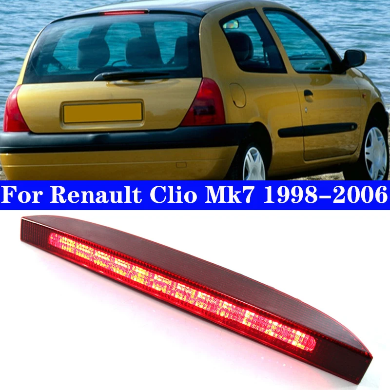 

Car LED High Mounted Level Stop Lamp Red Brake Light Third Brake Light Rear Brake Tail For Renault Clio MK7 1998-2006 7700410753