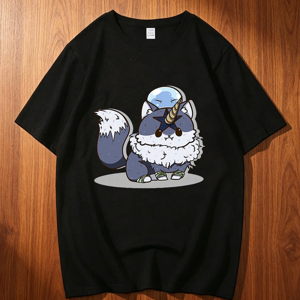That Time i Got Reincarnated As a Slime cotton t shirt teen Y2k 2000s Pop Culture t shirt Psychedelic 2000s Punk anime aesthetic
