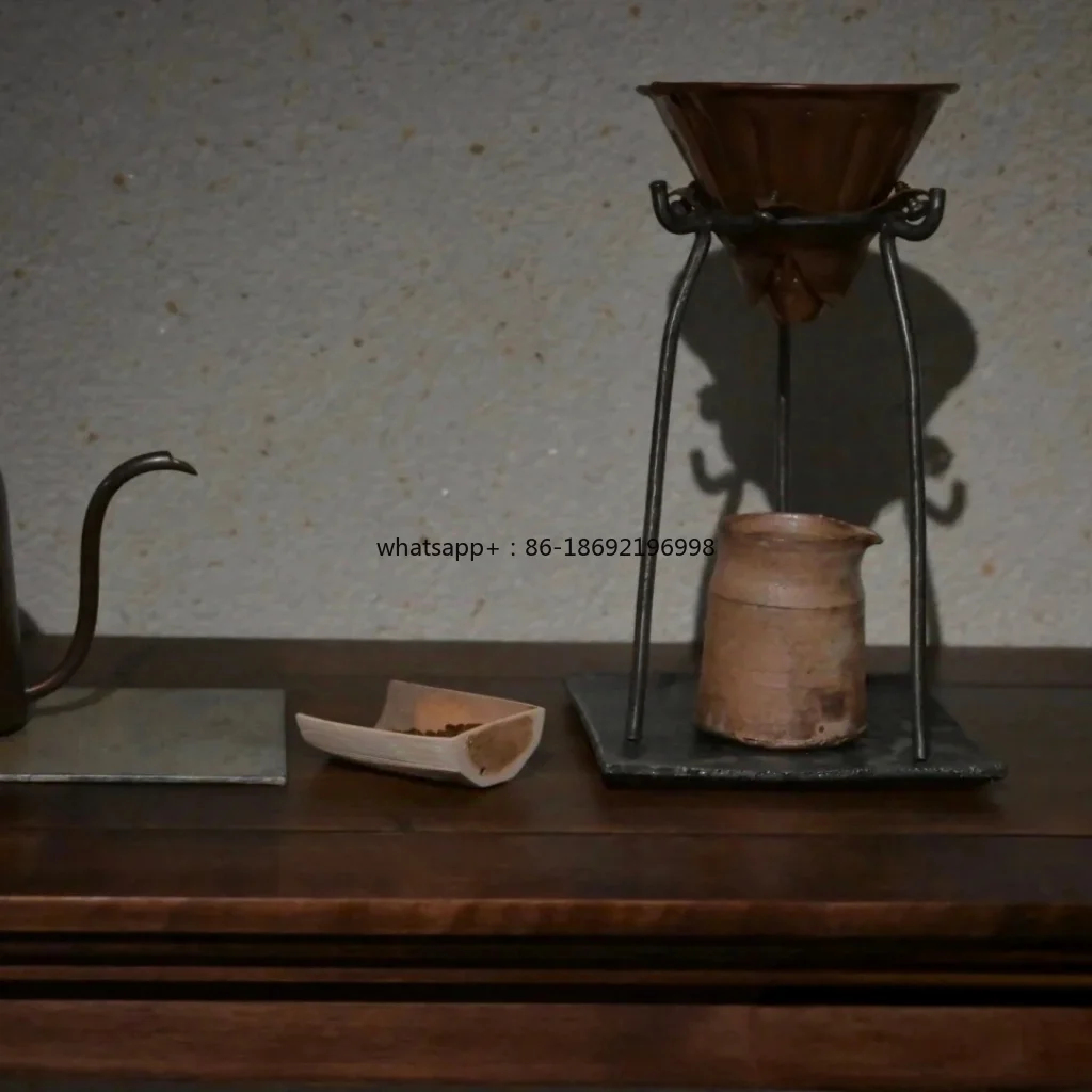 Hand Forged Iron T Tea Leak T Tea Leak Hand Brewed Coffee Filter Cup Holder V60 Filter Cup Holder