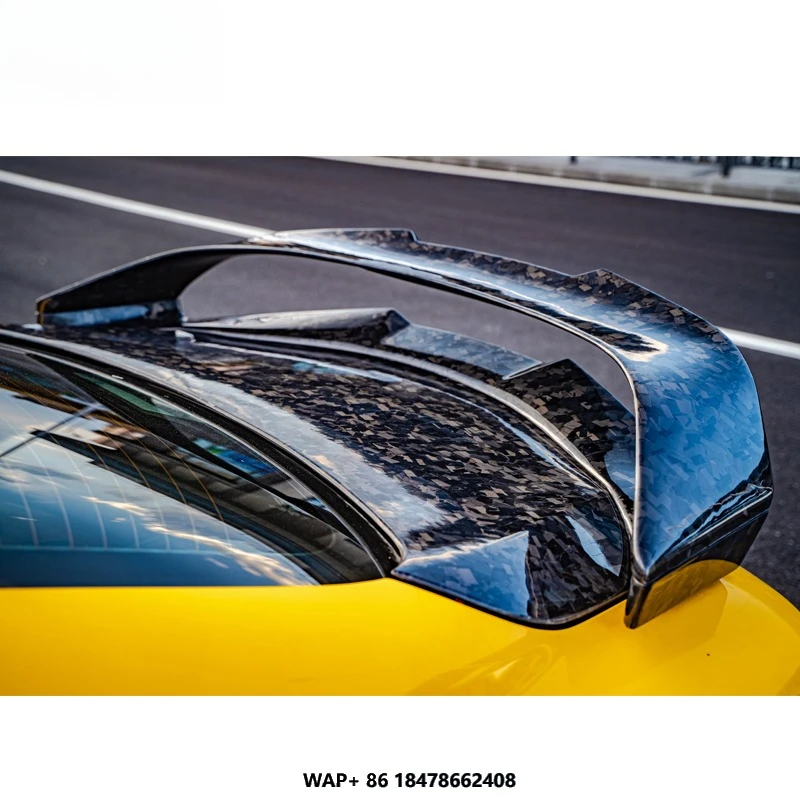 

For 2016+Infiniti Q60 Dedicated Carbon Fiber Tail Wing Car, High-quality Carbon Fiber Trunk Double-layer Spoiler Decoration