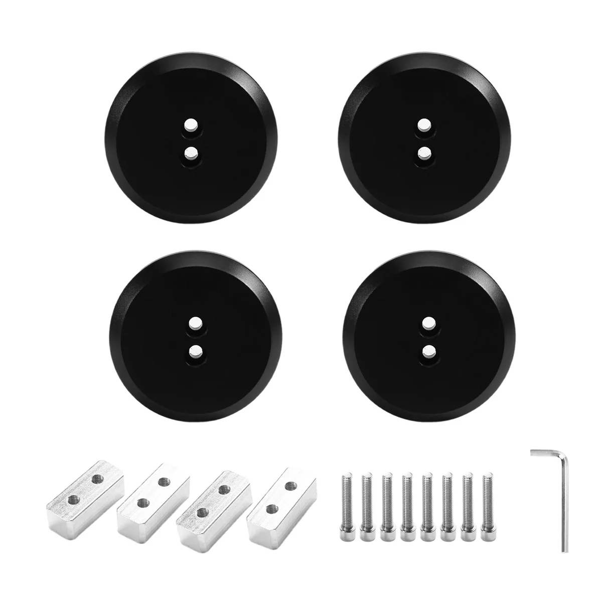 

ABNJ Jack Pad Lifting Pucks Aluminum Floor Jack Adapter for C5 C6 C7 C8 944 964 993 996 997 911 Black