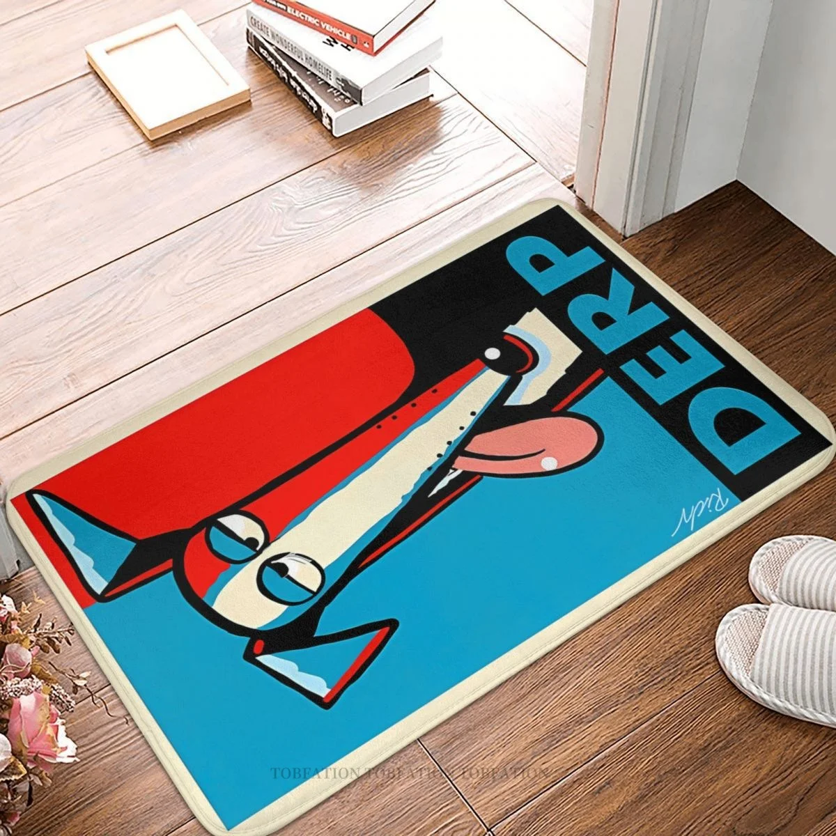 Greyhound Ears Dogs Anti-Slip Doormat Bath Mat Graphicderp Floor Carpet Entrance Door Rug Bedroom Decor