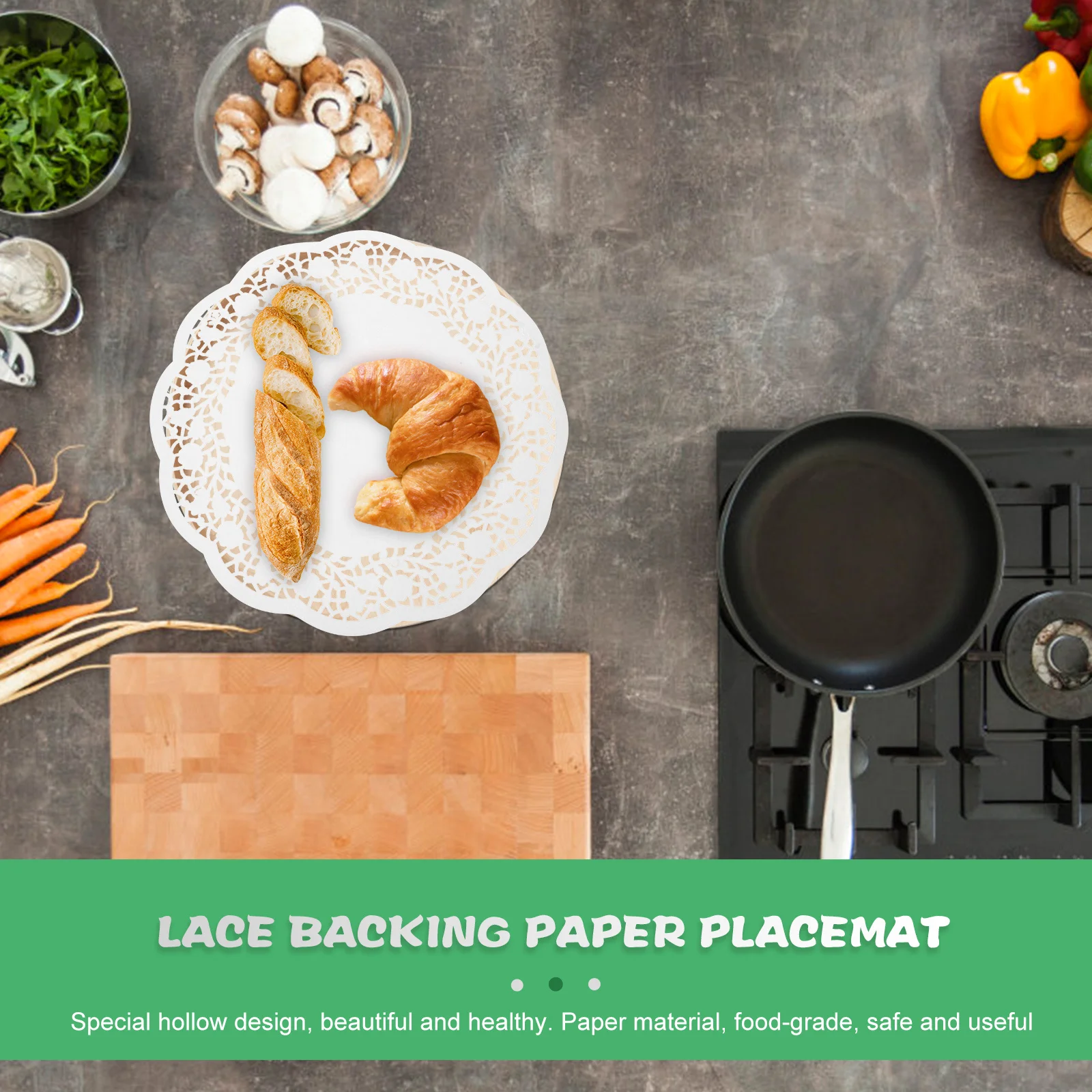 

1pcs Lace Doilies Paper 3.5 Inch Oil Proof Baking Cake Mat For Wedding Party Dessert Table Decoration Round Paper Doilies