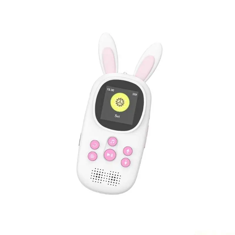 

M5TD Child Friendly MP3 Player With 100H Playing Radio Voice Recorder Cartoon Animal Card Expandable Storage